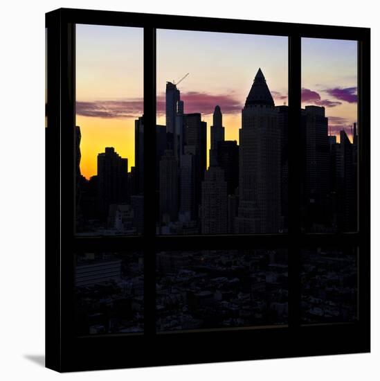 View from the Window - New York at Sunrise-Philippe Hugonnard-Stretched Canvas