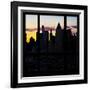 View from the Window - New York at Sunrise-Philippe Hugonnard-Framed Photographic Print