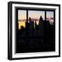 View from the Window - New York at Sunrise-Philippe Hugonnard-Framed Photographic Print