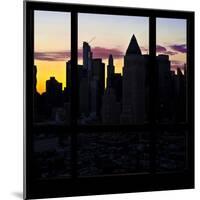 View from the Window - New York at Sunrise-Philippe Hugonnard-Mounted Photographic Print