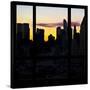 View from the Window - New York at Sunrise-Philippe Hugonnard-Stretched Canvas