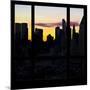 View from the Window - New York at Sunrise-Philippe Hugonnard-Mounted Photographic Print