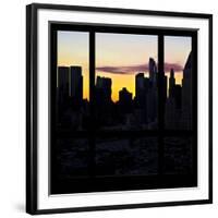 View from the Window - New York at Sunrise-Philippe Hugonnard-Framed Photographic Print