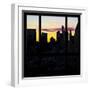 View from the Window - New York at Sunrise-Philippe Hugonnard-Framed Photographic Print