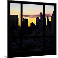 View from the Window - New York at Sunrise-Philippe Hugonnard-Mounted Photographic Print