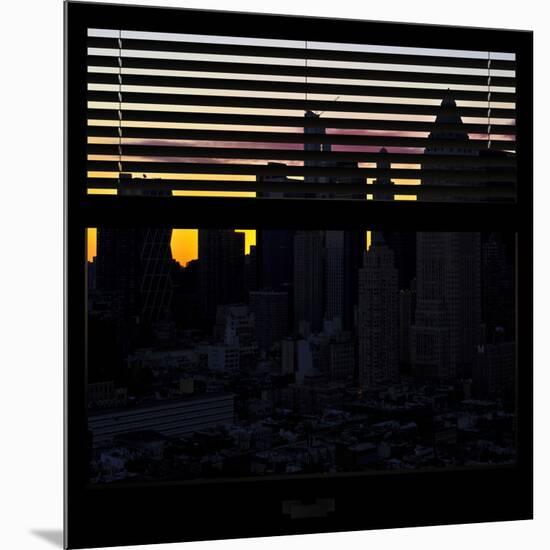 View from the Window - New York at Sunrise-Philippe Hugonnard-Mounted Photographic Print