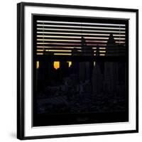 View from the Window - New York at Sunrise-Philippe Hugonnard-Framed Photographic Print