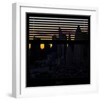 View from the Window - New York at Sunrise-Philippe Hugonnard-Framed Photographic Print