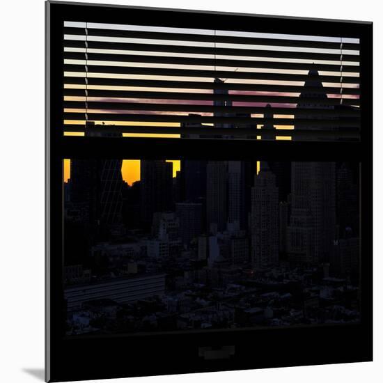 View from the Window - New York at Sunrise-Philippe Hugonnard-Mounted Photographic Print