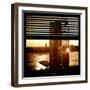 View from the Window - New York Building Sunset-Philippe Hugonnard-Framed Photographic Print