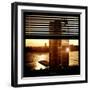 View from the Window - New York Building Sunset-Philippe Hugonnard-Framed Photographic Print