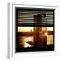 View from the Window - New York Building Sunset-Philippe Hugonnard-Framed Photographic Print