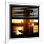 View from the Window - New York Building Sunset-Philippe Hugonnard-Framed Photographic Print