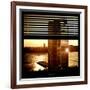 View from the Window - New York Building Sunset-Philippe Hugonnard-Framed Photographic Print