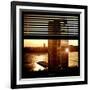 View from the Window - New York Building Sunset-Philippe Hugonnard-Framed Photographic Print