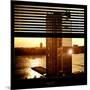 View from the Window - New York Building Sunset-Philippe Hugonnard-Mounted Photographic Print