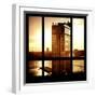 View from the Window - New York Building Sunset-Philippe Hugonnard-Framed Photographic Print