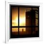 View from the Window - New York Building Sunset-Philippe Hugonnard-Framed Photographic Print