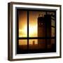 View from the Window - New York Building Sunset-Philippe Hugonnard-Framed Photographic Print