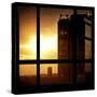 View from the Window - New York Building Sunset-Philippe Hugonnard-Stretched Canvas