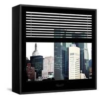 View from the Window - New York Buildings-Philippe Hugonnard-Framed Stretched Canvas