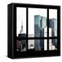 View from the Window - New York Buildings-Philippe Hugonnard-Framed Stretched Canvas