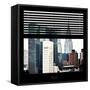 View from the Window - New York Buildings-Philippe Hugonnard-Framed Stretched Canvas