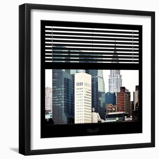 View from the Window - New York Buildings-Philippe Hugonnard-Framed Photographic Print