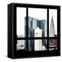 View from the Window - New York Buildings-Philippe Hugonnard-Framed Stretched Canvas