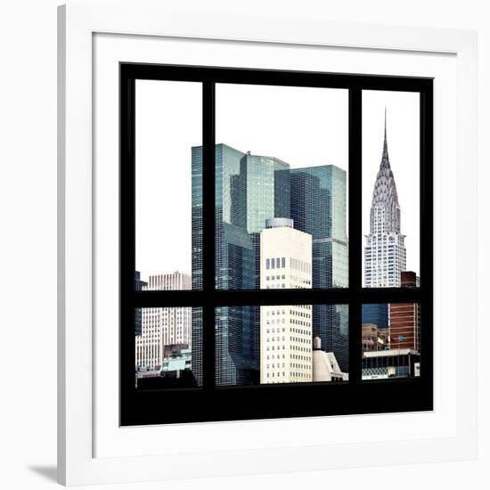 View from the Window - New York Buildings-Philippe Hugonnard-Framed Photographic Print