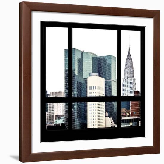 View from the Window - New York Buildings-Philippe Hugonnard-Framed Photographic Print