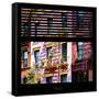View from the Window - New York Facade Colors-Philippe Hugonnard-Framed Stretched Canvas