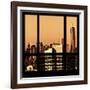 View from the Window - New York Orange-Philippe Hugonnard-Framed Photographic Print