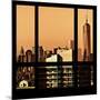 View from the Window - New York Orange-Philippe Hugonnard-Mounted Photographic Print