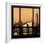 View from the Window - New York Orange-Philippe Hugonnard-Framed Photographic Print