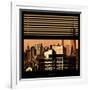 View from the Window - New York Orange-Philippe Hugonnard-Framed Photographic Print