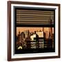 View from the Window - New York Orange-Philippe Hugonnard-Framed Photographic Print