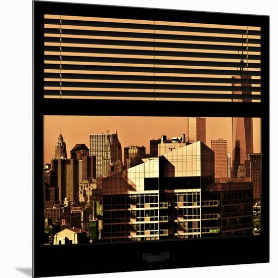 View from the Window - New York Orange-Philippe Hugonnard-Mounted Photographic Print