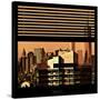 View from the Window - New York Orange-Philippe Hugonnard-Stretched Canvas