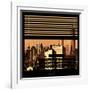 View from the Window - New York Orange-Philippe Hugonnard-Framed Photographic Print