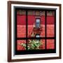 View from the Window - New York Red Facade-Philippe Hugonnard-Framed Photographic Print