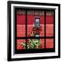 View from the Window - New York Red Facade-Philippe Hugonnard-Framed Photographic Print