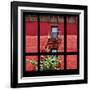 View from the Window - New York Red Facade-Philippe Hugonnard-Framed Photographic Print