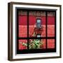 View from the Window - New York Red Facade-Philippe Hugonnard-Framed Photographic Print