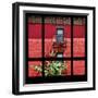 View from the Window - New York Red Facade-Philippe Hugonnard-Framed Photographic Print