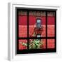 View from the Window - New York Red Facade-Philippe Hugonnard-Framed Photographic Print