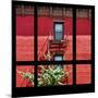 View from the Window - New York Red Facade-Philippe Hugonnard-Mounted Premium Photographic Print