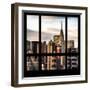 View from the Window - New York Skyline-Philippe Hugonnard-Framed Photographic Print