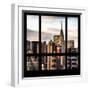 View from the Window - New York Skyline-Philippe Hugonnard-Framed Photographic Print