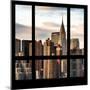 View from the Window - New York Skyline-Philippe Hugonnard-Mounted Photographic Print